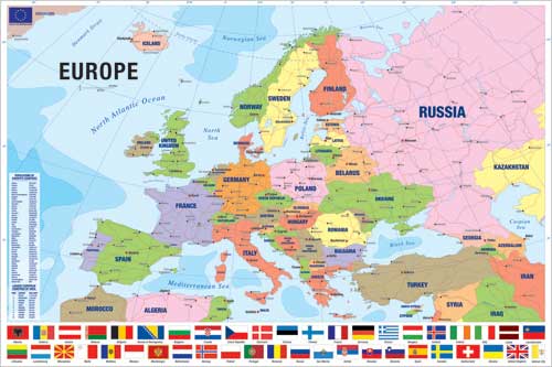 europe map political. Map of Europe Political