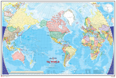 World Wallpaper on World Canadian Govt Wallpaper 68 X90 World Map Wallpaper 5 Panels