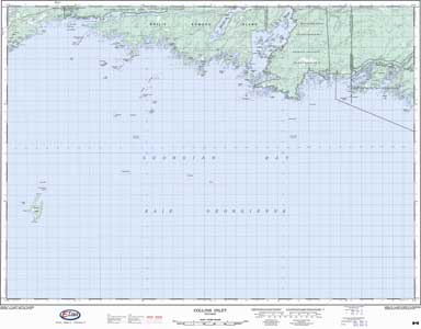041H14 Collins Inlet 1:50,000 - Shop Online at WorldOfMaps.com