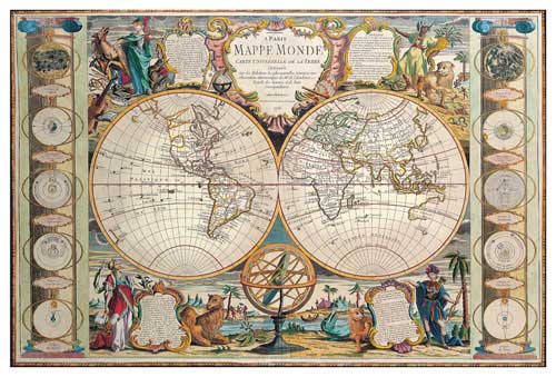 Mappa Monde 36 X 54 Antique Map Mappa Monde 36 X 54 Antique Map Shop Online At Worldofmaps Com