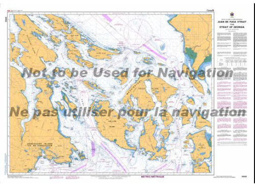 Nautical Chart Gulf Islands Bc