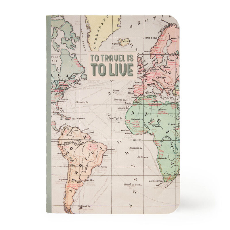 to travel is to live notebook