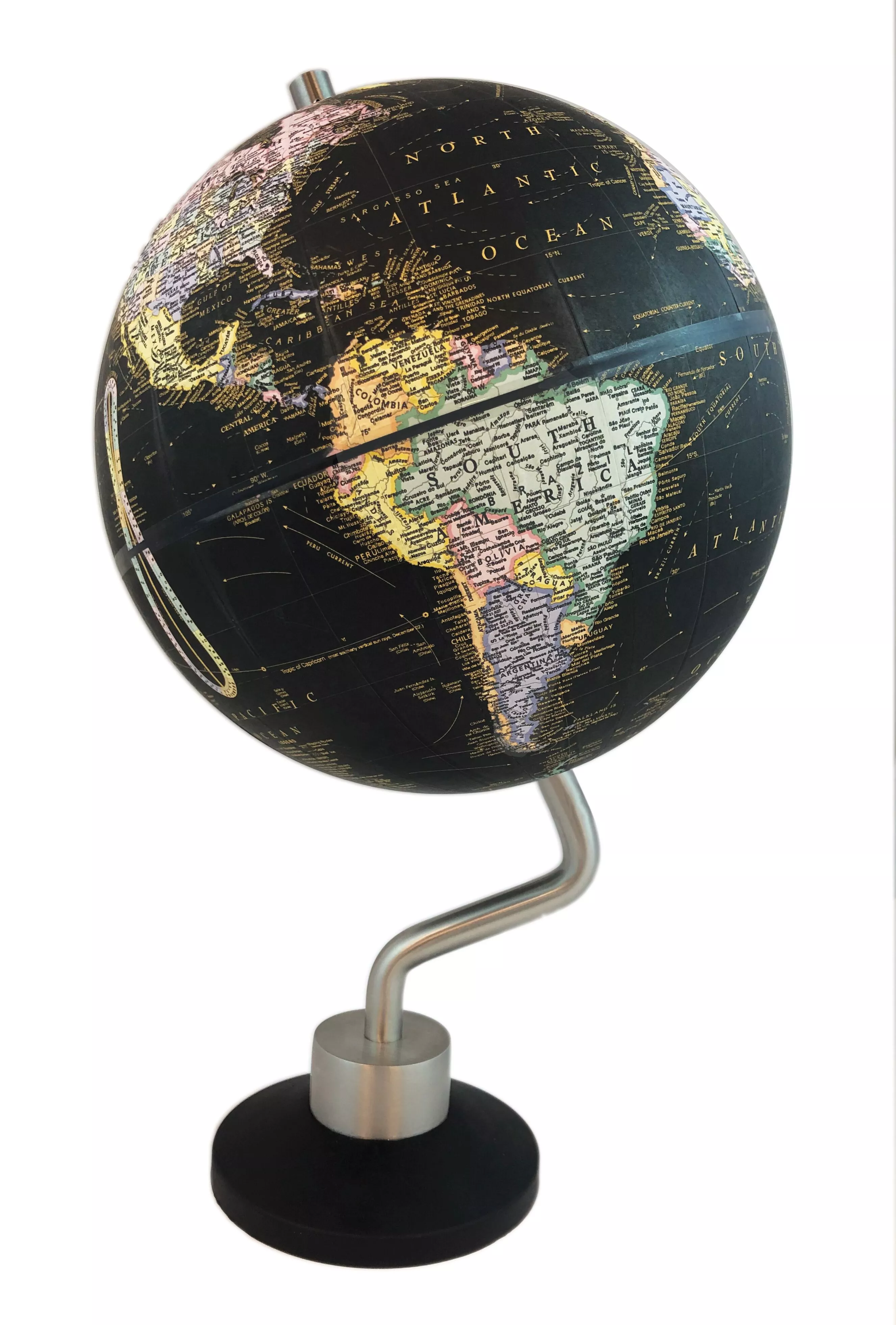 inch　Online　globe　colorful　by　is　Ocean　Shop　outlines.　The　black　country　and　51567　highlighted　fill　border　ocean　Monaco　Black　9