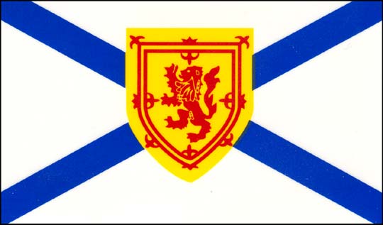 Nova Scotia Canada Flag Map Printed 12.5 18in Gardern Flag Banner Yard Decorative Double Sided Flag